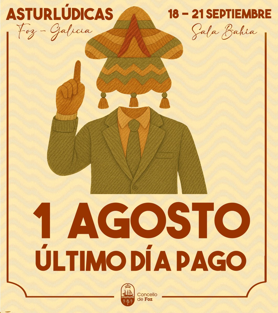 Vamos chavalería!!!! 1 de Agosto último día de pago!