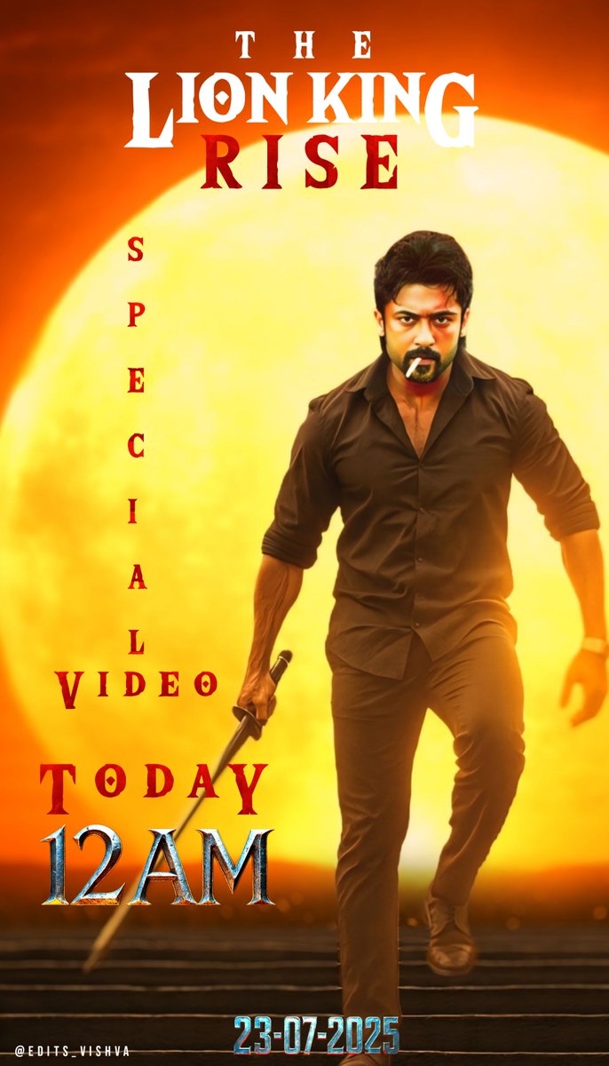 Edits_vishva's tweet image. Next Sambavathukku Ready ah De!
Midnight 12 AM Santhipom De..🗿
📈🔥🔥🔥🔥🔥 
A Elevations of Elevation 📈💥💥
#Suriya50 Don&apos;t Miss Follow RT
#HappyBirthdaySuriya #Karuppu
