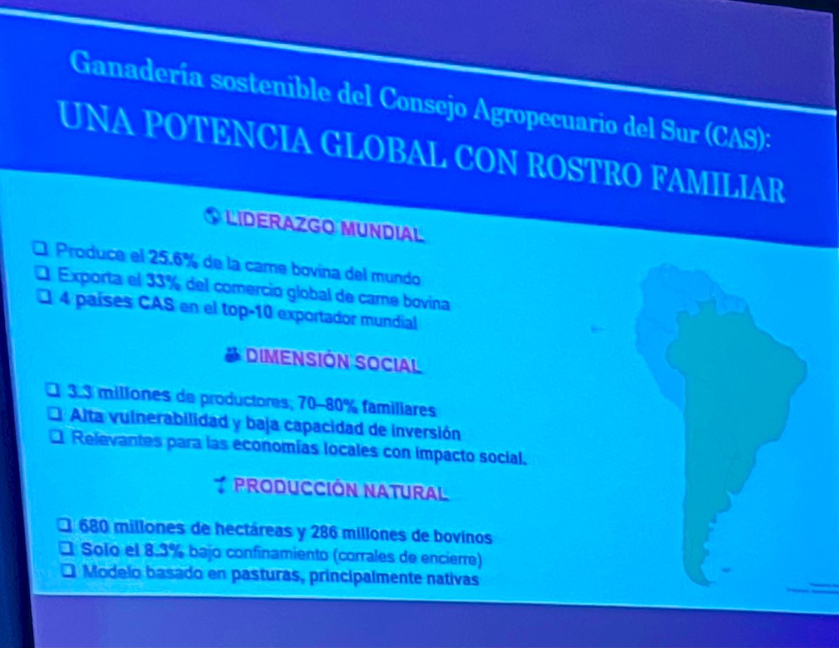 Felicitamos a <a href="/CAFUruguay/">CAF</a> por el involucramiento del cooperativismo agrario como articulador rumbo a la COP30.

En ese marco excelente la presentación de <a href="/FabioMontossiok/">Ing. Agr. PhD. Fabio Montossi</a>
“Somos exportadores de proteínas de alto valor sensorial pero sobre todo somos exportadores de confianza”.