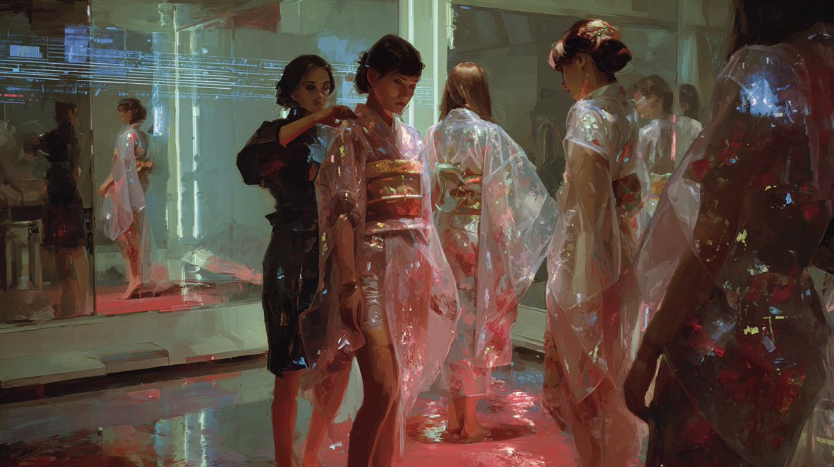 Neocept_Design's tweet photo. In NeoTokyo, the runway doesn’t appear overnight.
Auditions, fittings, final tweaks—each step a rehearsal for the real stage.
Kimonos shimmer. Lights adjust.
The future is getting dressed. https://t.co/caCLWI1Dp8