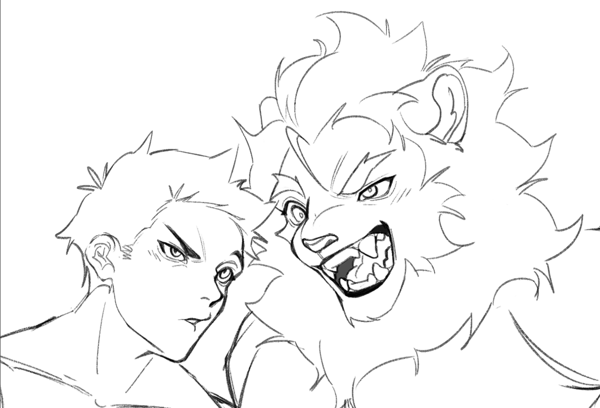 w_h_aevr's tweet image. I luv my OC couple ✨
.
#furry #furryarts #furryartwork #art