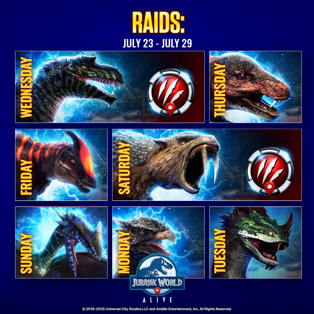 JWorldAlive's tweet image. Get ready for a new week! Follow us &amp;amp; stay up-to-date with the weekly Events. Who will you be darting this week? 

Note: If changes occur, we’ll make sure to mention them here
Play today and Claim your FREE in-game gift: ludia.gg/JWA25_722
