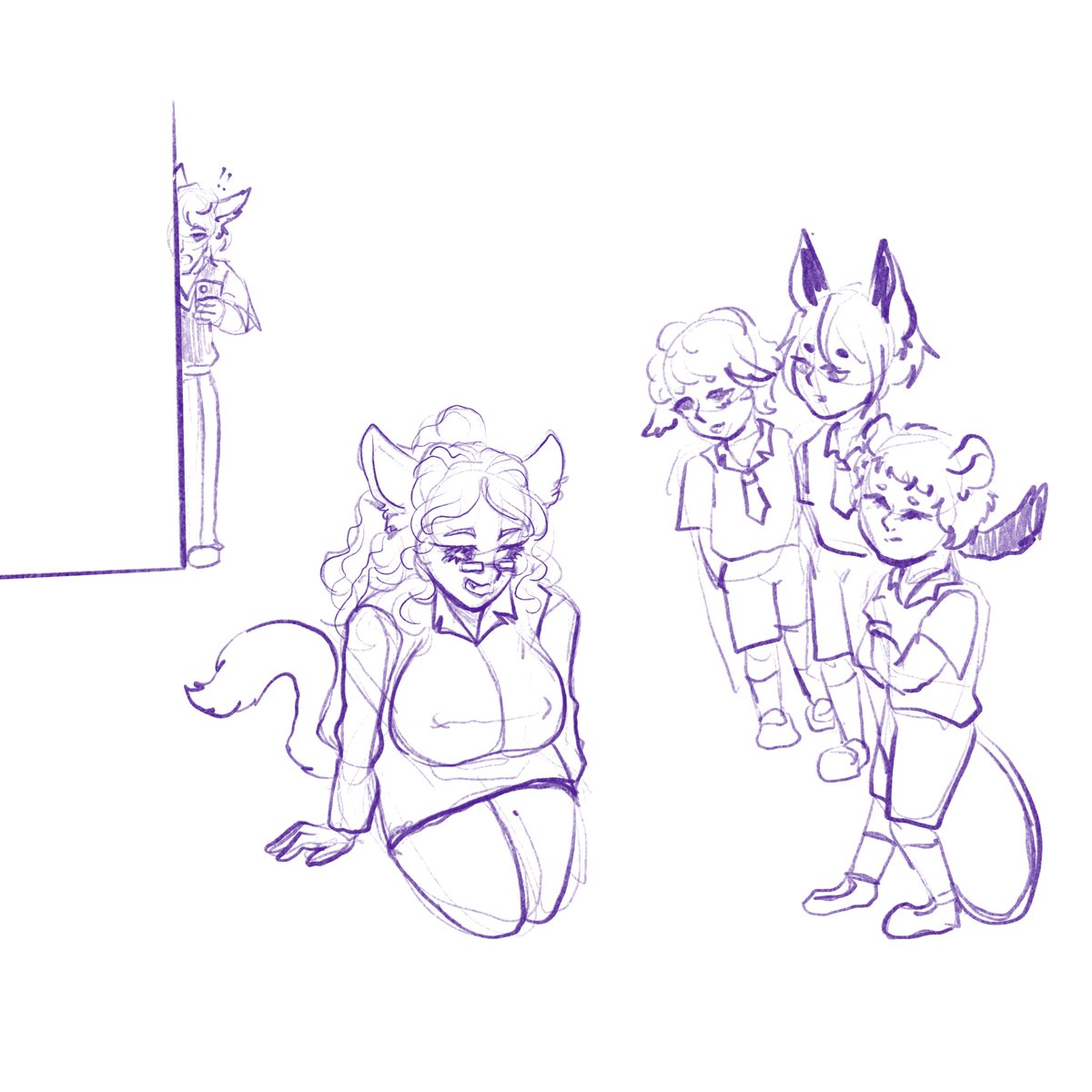 illegalfatcat's tweet photo. T.Elenor and the demigods https://t.co/5v9rh568Ad