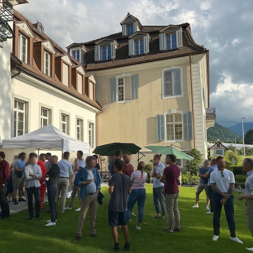 bitcoin_ch's tweet image. Yesterday’s exclusive summer party by Lake Zug was unforgettable: BBQ, open bar, and great company right by the water. Even the storm held off just for us. Don’t miss the next one — become a member today.
