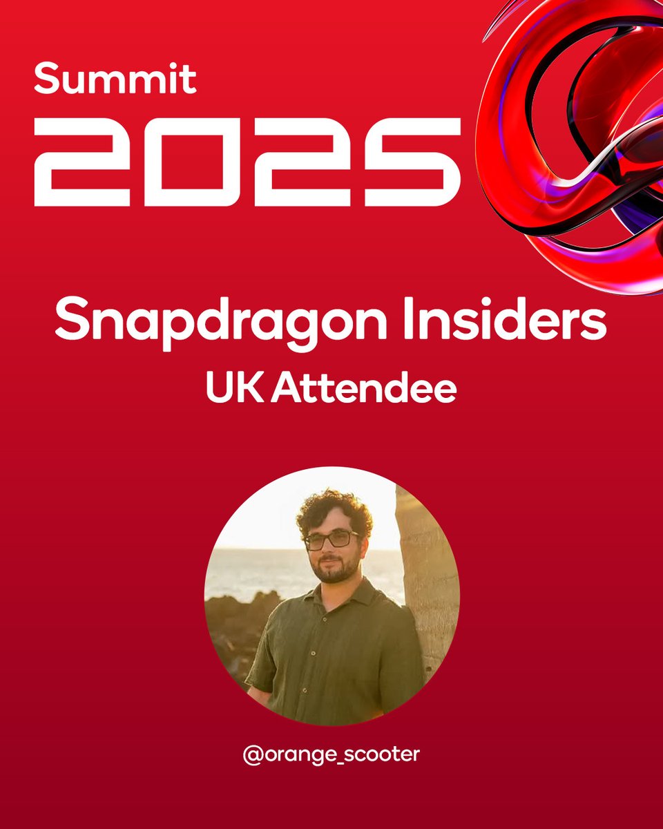 Snapdragon_UK's tweet image. Snapdragon Insiders, you absolutely rock. Thanks to everyone who submitted videos to join us at #SnapdragonSummit ❤️
As for the winner, congratulations to @Orange_Scooter! We can’t wait to see you in Maui 🥳