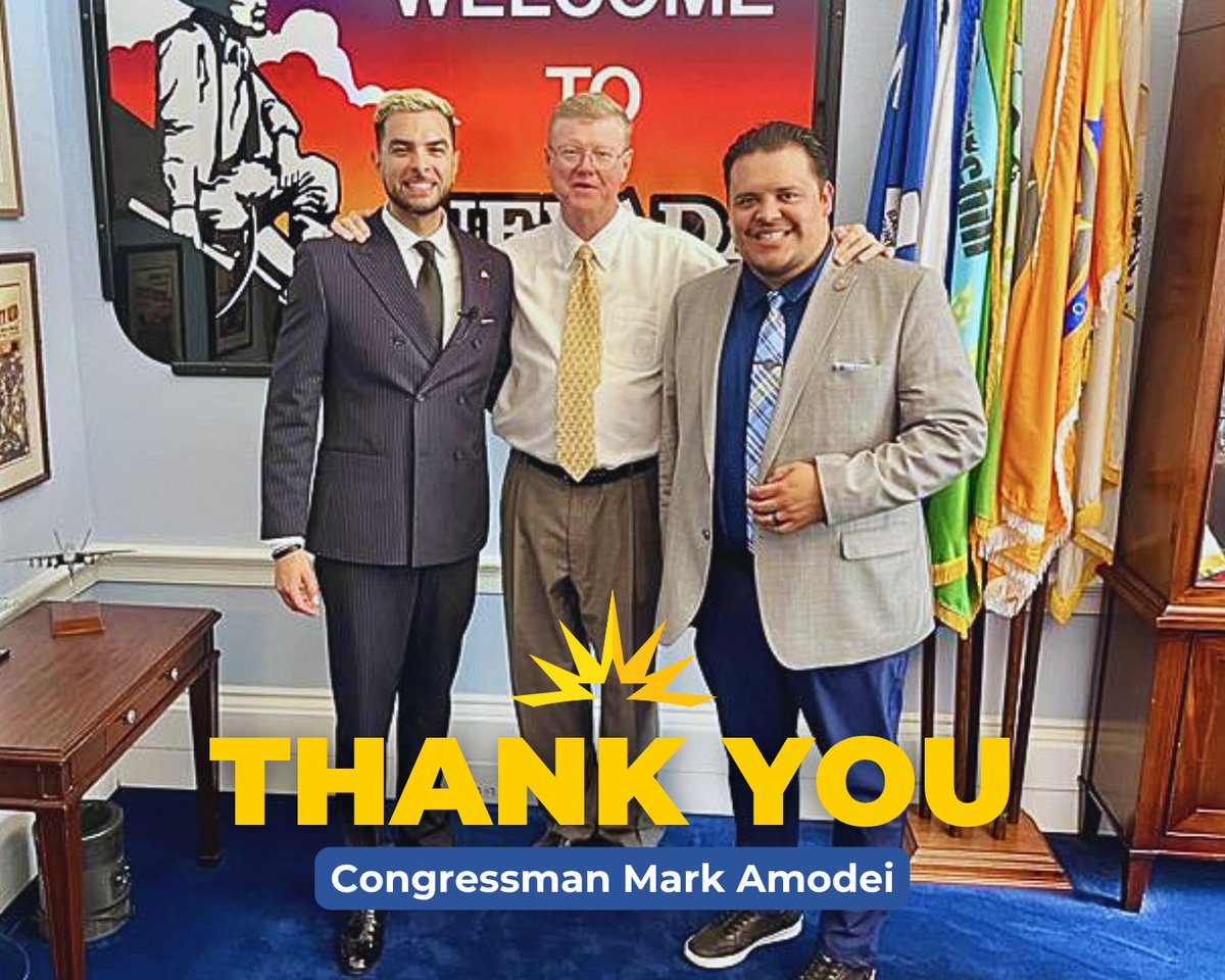 LIBREinitiative's tweet image. Thank you for meeting with LIBRE, @MarkAmodeiNV2! We’re excited about the opportunity to partner with you and work together to deliver prosperity for the Latino community. #LIBRECapCon2025