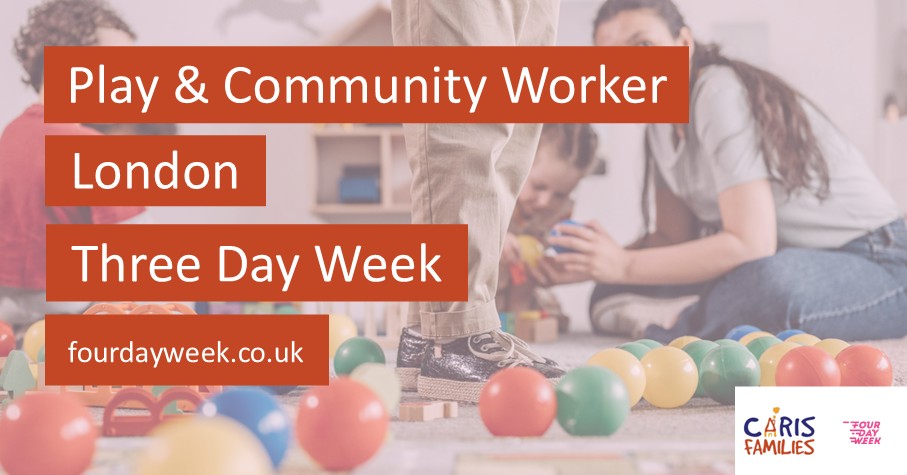We are working with CARIS Families to help them fill their Play &amp; Community Worker role. This is a three-day week role based in London. 

Find out more about this role here: tinyurl.com/5e74zs65

#flexibleworking #playworker #communityworker #vacancy #jobadvert #jobopening