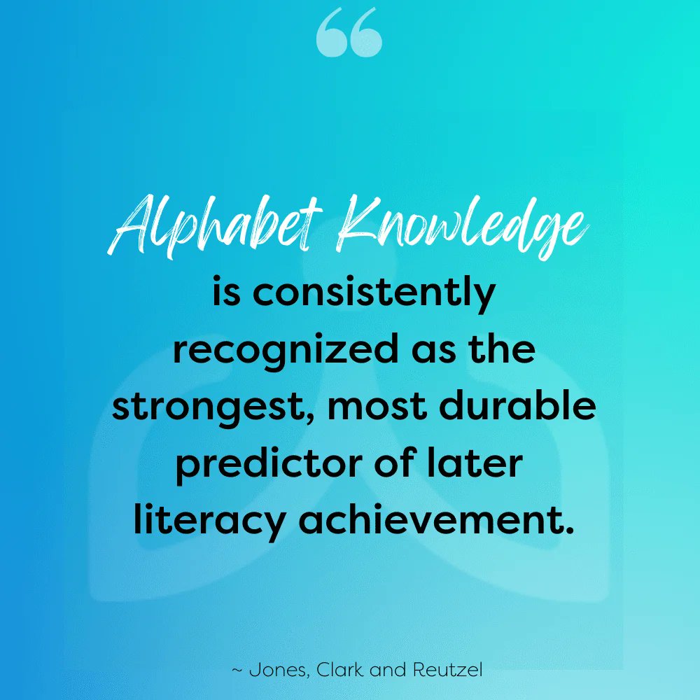 AllMeansAlltj's tweet image. Alphabet knowledge isn’t just an early skill—it’s the strongest, most durable predictor of later literacy achievement.

💡 Build it early. Build it well.
— Jones, Clark &amp;amp; Reutzel

#SOR #EarlyLiteracy #AlphabetKnowledge #CLfA #LearningLetters