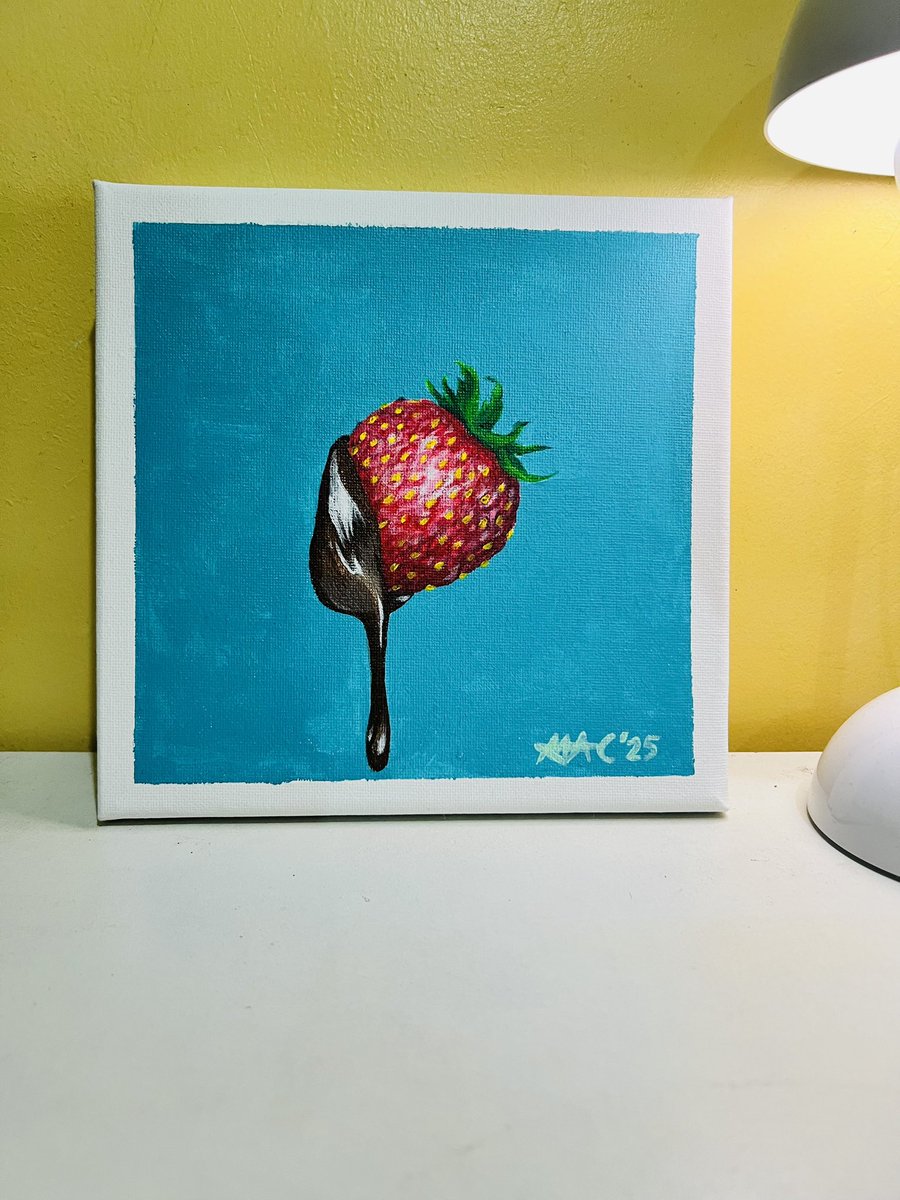 Sugar pop 🍭
4-piece acrylic set on 8x8” canvas

Currently on auction on Facebook.