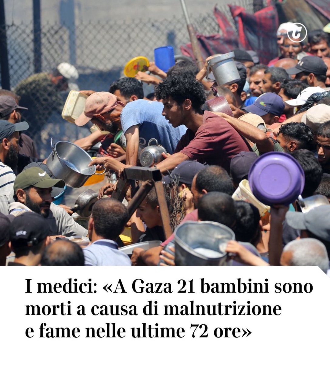 ProfMBassetti's tweet image. 21 bambini abitanti di un mondo civile che dovrebbe tutelare la loro vita e la loro crescita sono morti di fame; a #Gaza di civile non c’è più nulla. Mi vergogno di vivere in un mondo così incivile