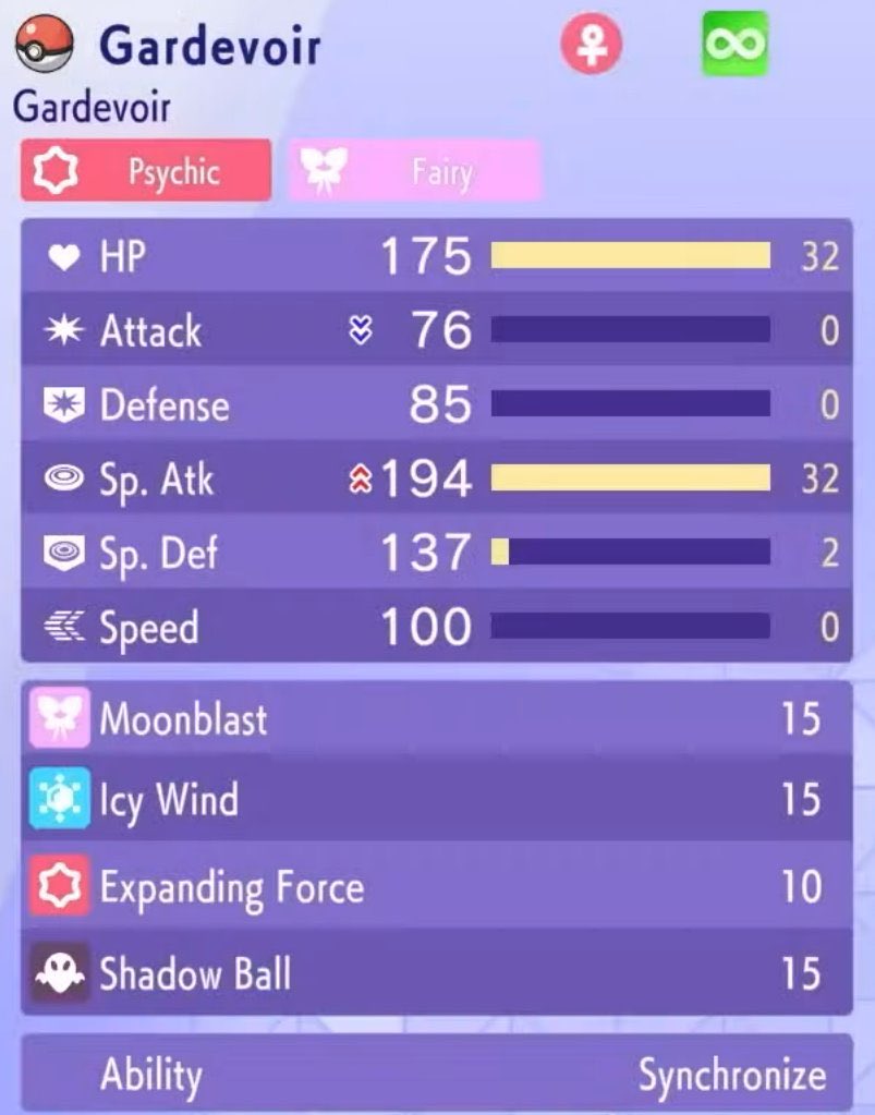 JacobSkraw's tweet image. EVs appear to be reworked as a 66 point system instead of giving 1 base stat per 4 or 8 EVs invested! So much cleaner!! Also, I don’t see anything here that indicates anything about IVs existing 👀👀👀👀👀