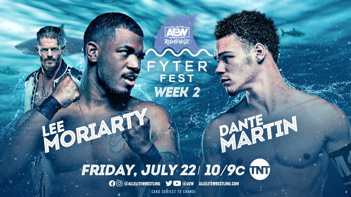 istomatoafruit's tweet image. On this day 3 years ago, @theleemoriarty defeated @lucha_angel1. #AEWRampage: #FyterFest