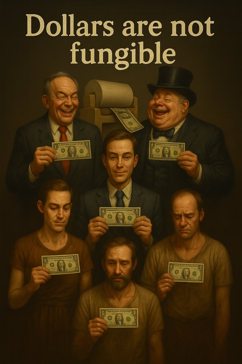 NealFlesher's tweet image. Purchasing power is a function of proximity, in time and space, to the money printer.

Trickle down… except the drops are less and less after each trickle.

#Bitcoin