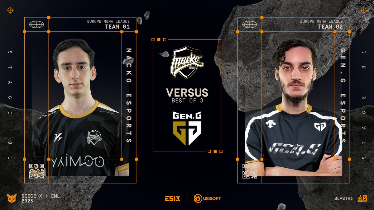 ESIX_FR's tweet image. 🎯Objectif @EWC_EN dans ce match❗️
🎟️Qui de @mackoesports ou @geng_gold décrochera le dernier ticket ? 🤔

🎙️ @Kabylouuuu &amp;amp; @FuturFax 
📺 twitch.tv/rainbow6fr
