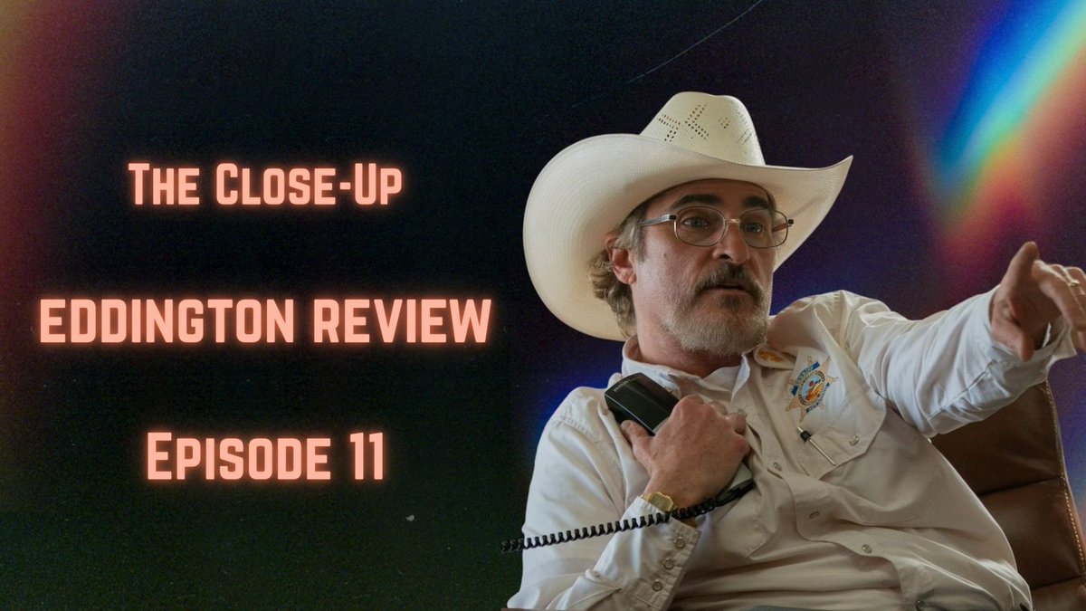 TheCloseUpPod's tweet image. We review the newest Ari Aster movie Eddington! We discuss the politics and how it compares to the rest of Aster’s films. After Eddington we do movie 20 questions, then some movie news! Links Below⬇️

Spotify: open.spotify.com/episode/0qfHYK…

Youtube: youtu.be/p_NV1cVLl_g?si…