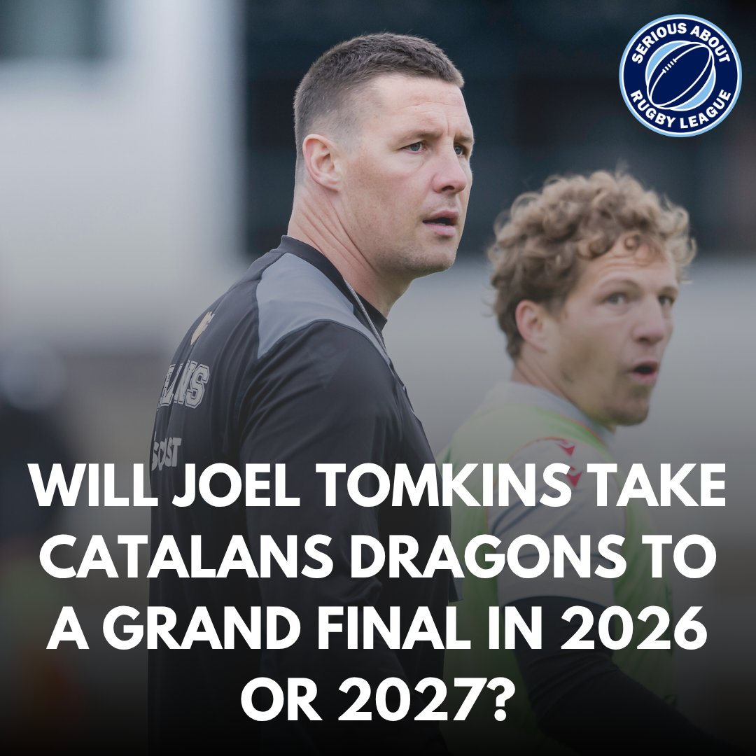 SeriousAboutRL's tweet image. Catalans Dragons have appointed Joel Tomkins as head coach on a two-year deal with the 38-year-old outlining a Grand Final win as the "biggest goal for the club" 🏆