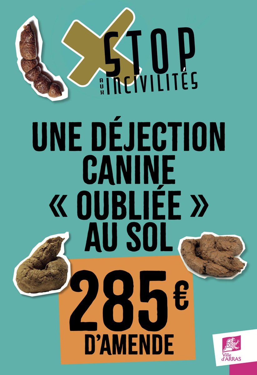 VilleArras's tweet image. Une crotte “oubliée”, c’est 285€ d’amende 💸

🚫 Incivilités, dépôts sauvages, mégots... En 2024, 
+7 200 verbalisations ont été dressées à #Arras.

👉 Respecter la ville, c’est respecter ceux qui y vivent. #Propreté #Civisme