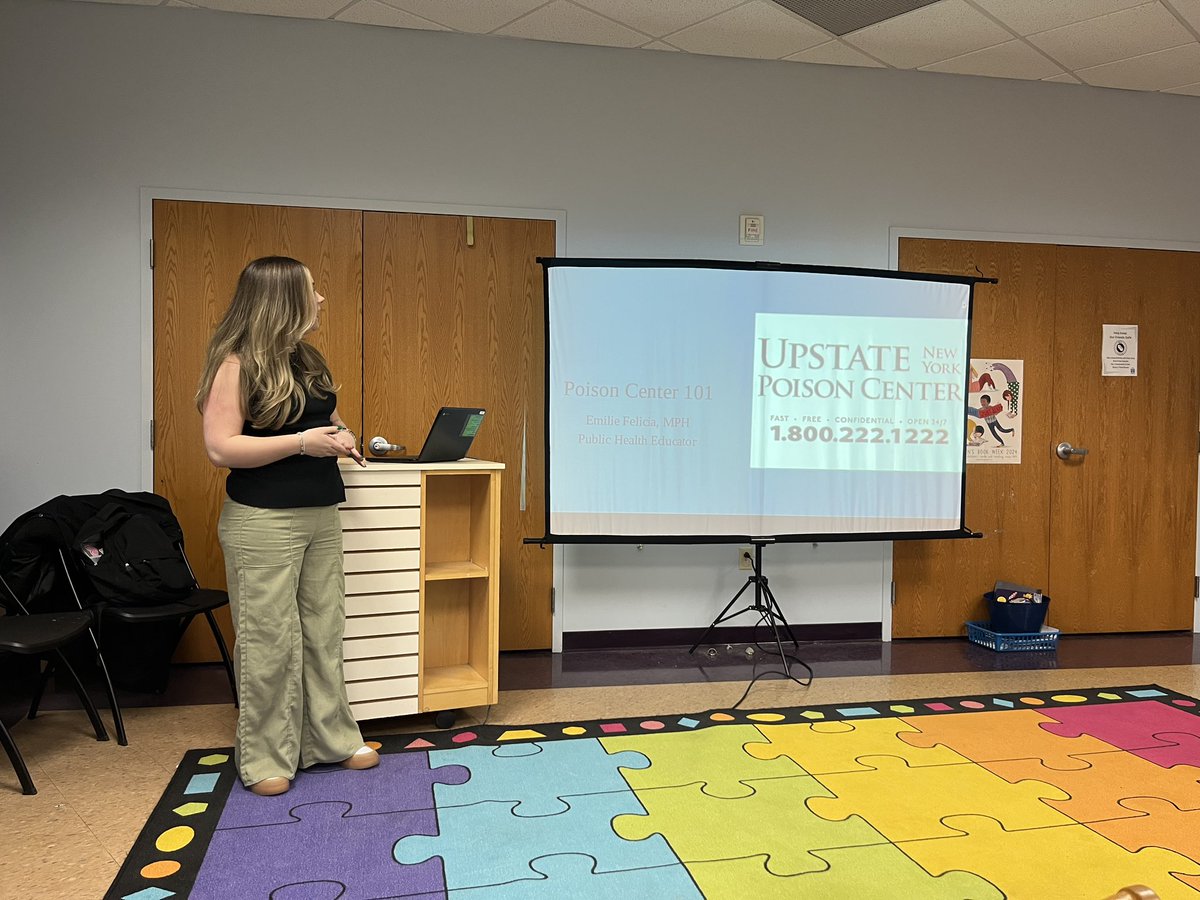 🧠💬 Did you know the Upstate New York Poison Center offers FREE public education presentations?

From schools and senior centers to workplaces and community groups, our experts bring lifesaving poison prevention tips straight to YOU. 🏫🏢🏡

Want us at your next event?