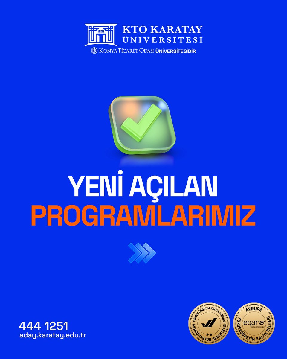 KTO Karatay Üniversitesi tweet media
