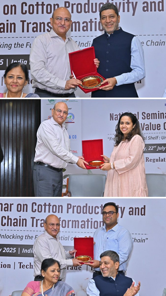 🌾 Boosting Cotton Productivity | ICFA National Seminar
ICFA hosted a National Seminar on 22nd July 2025 to discuss boosting cotton productivity, tech adoption, and value chain growth with key leaders and experts.
#CottonIndia #AgriLeadership #Textilelndustry #SustainableGrowth