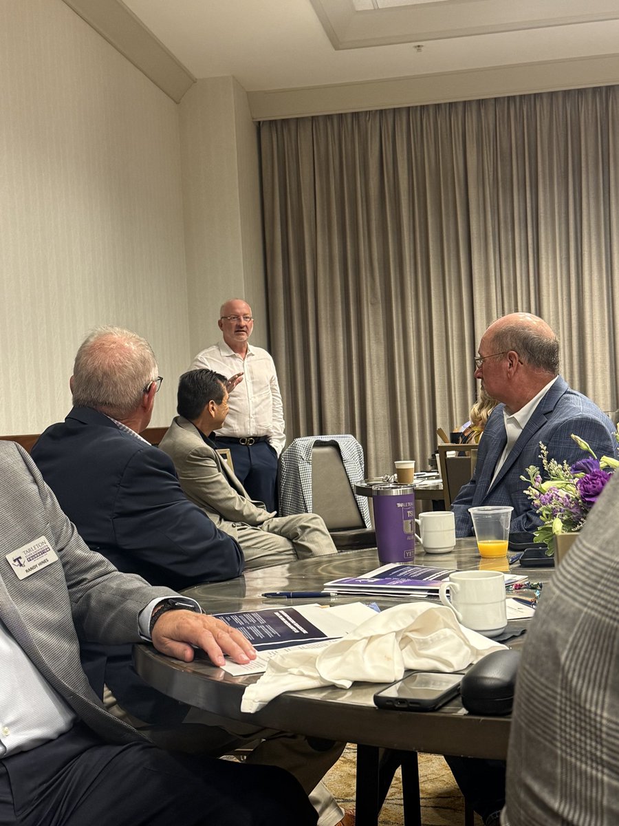 TSUConnectionVP's tweet image. Strategizing with purpose and passion! 💜 Great day with our Tarleton Alumni and Foundation Boards as we work together to create more opportunities for our Texans.
#TexanPride #TarletonStateUniversity #Alumni