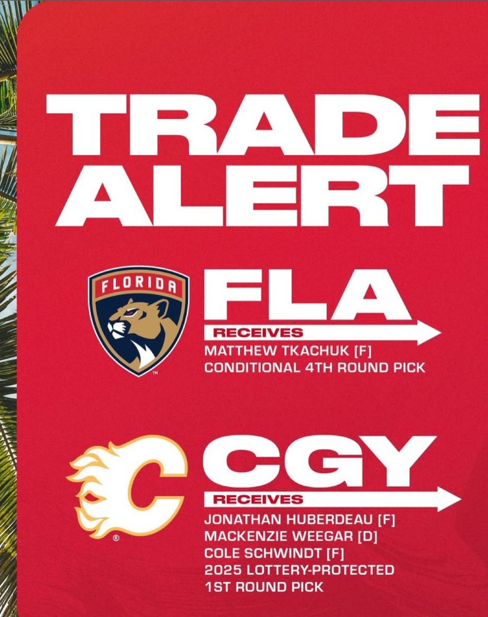 FlaPanthersDen's tweet image. On July 22, 2022 the block buster of all NHL trades took place.
Needless to say this changed the @FlaPanthers in the best way possible.
Matthew Tkachuk.
Back to Back Stanley Cup Champions.
Go Cats Go !
#TimeToHunt