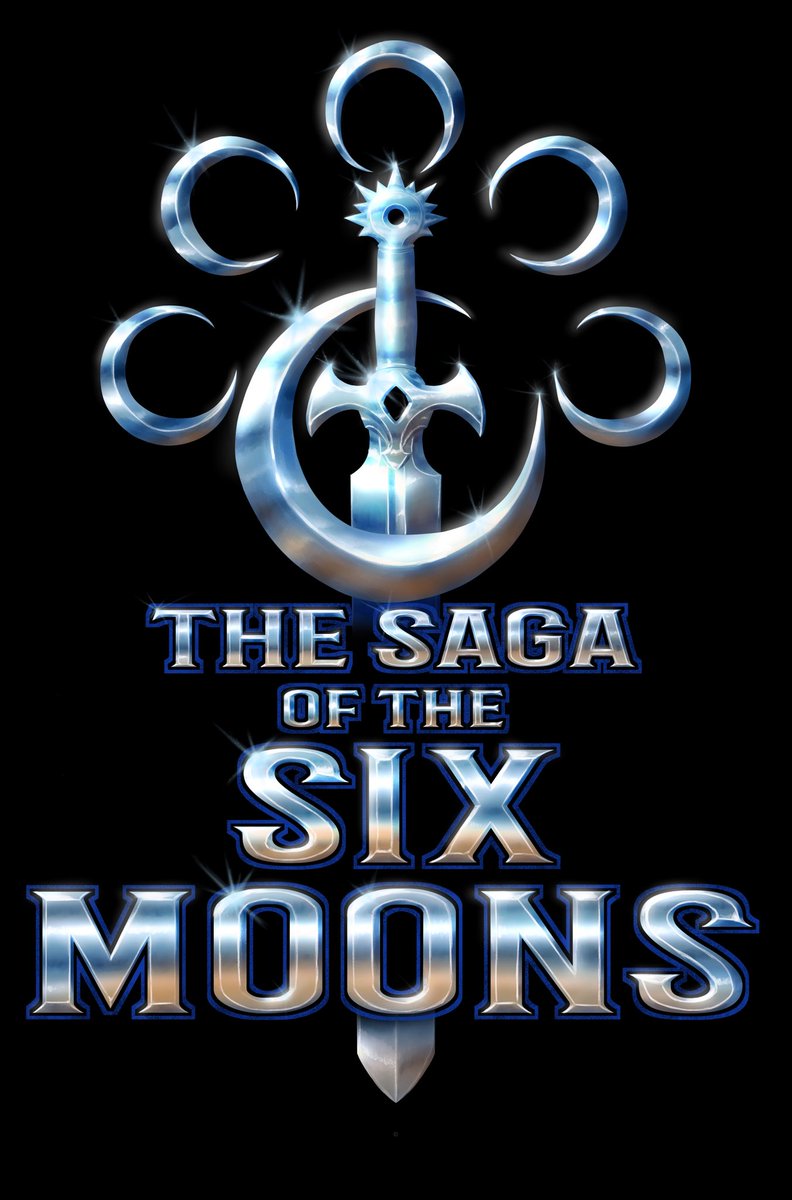 AdamMillerDraws's tweet image. I’ve never been good at logos but I’m taking a stab at this one for my newest project. Why did we ever move away from metallic logos??