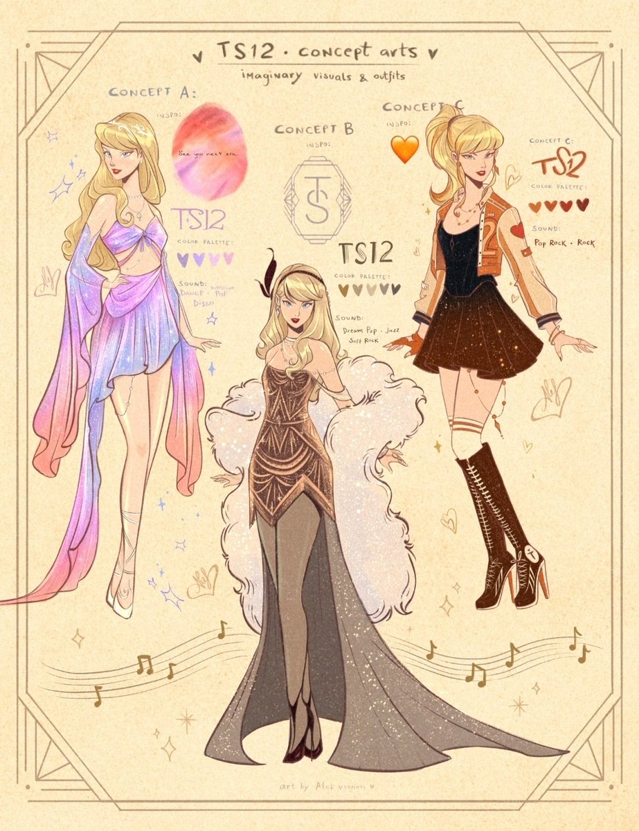 alefvernon's tweet image. I illustrated 3 concept arts for the main visual of TS12 β‘ which one is your favorite?