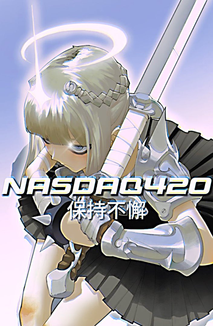 Nasdaq420erc's tweet image. Every dip sharpens the blade
And the Spiritual Ether favors the unshaken
🛜🪽