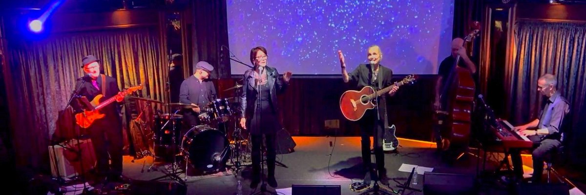 Elizabeth McGovern, Ann Cusack and The Hotheads performing their show 'Roll The Dice' at The Bedford on 12 November 2024.
<a href="/ElizabethMcGov/">Elizabeth McGovern 🇺🇦</a> <a href="/nelsonbrothers/">The Nelson Brothers</a>
#newcoverphoto