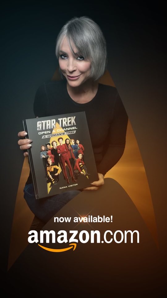 NanaVisitor's tweet image. Come see me this Saturday at the San Diego Comicon. I’ll be signing copies of my book, OPEN A CHANNEL, at the Insight Editions booth at 2 pm. You going? See you there!
