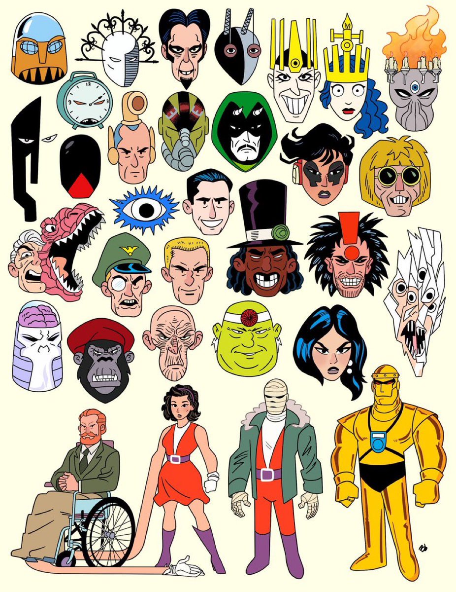 dave_bardin's tweet photo. Doom Patrol and their rogues (2022) https://t.co/2TsWx5mAlV