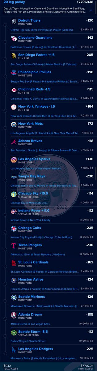 10¢Parlay 🪙 tweet media