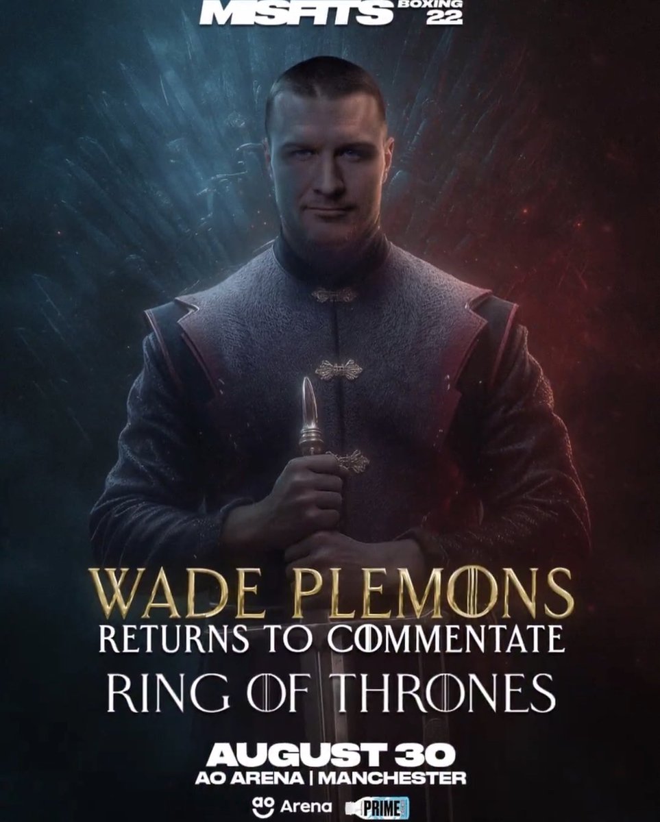 IfnBoxing's tweet image. ‼️ Wade Plemons is BACK ‼️
He will be commentating at Misfits 22 on August 30th🎙️🔙