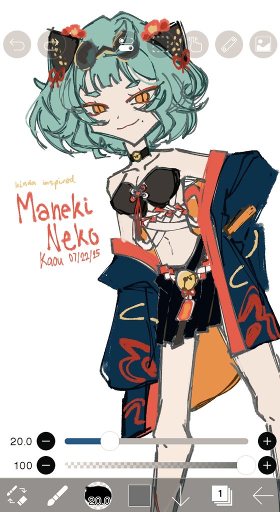 another oc ?🐈‍⬛🧧🚦✨

#originalcharacterdesign #ibispen #ibisPaintX #イラスト依頼