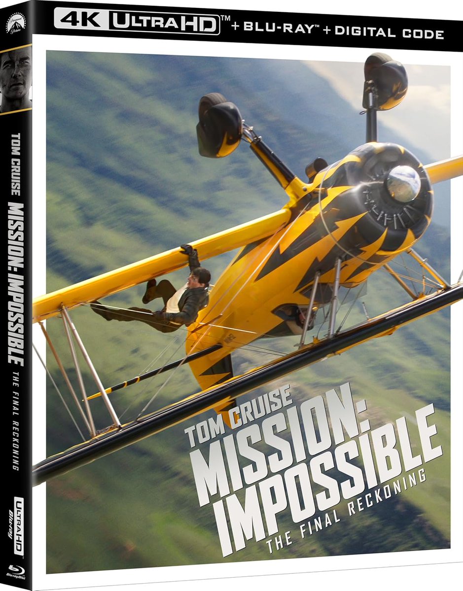 thehdroom's tweet image. MISSION: IMPOSSIBLE—The Final Reckoning 4K UHD/Blu-ray/DVD is official for 10/14. Pre-orders:
4K Steelbook: amzn.to/4lOXs5K
4K/Blu-ray Standard: amzn.to/4kXBzjf
DVD: amzn.to/4m14ow4 #ad
Still waiting on the final 4K Steelbook art.
Note that there is…