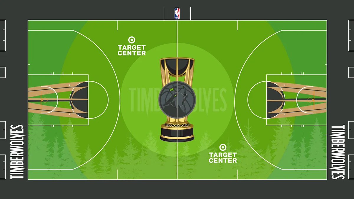 SleeperTWolves's tweet image. Really LOVED our NBA cup court design from last season. It went so well with our uniforms and hopefully we have something just as good for this upcoming season.