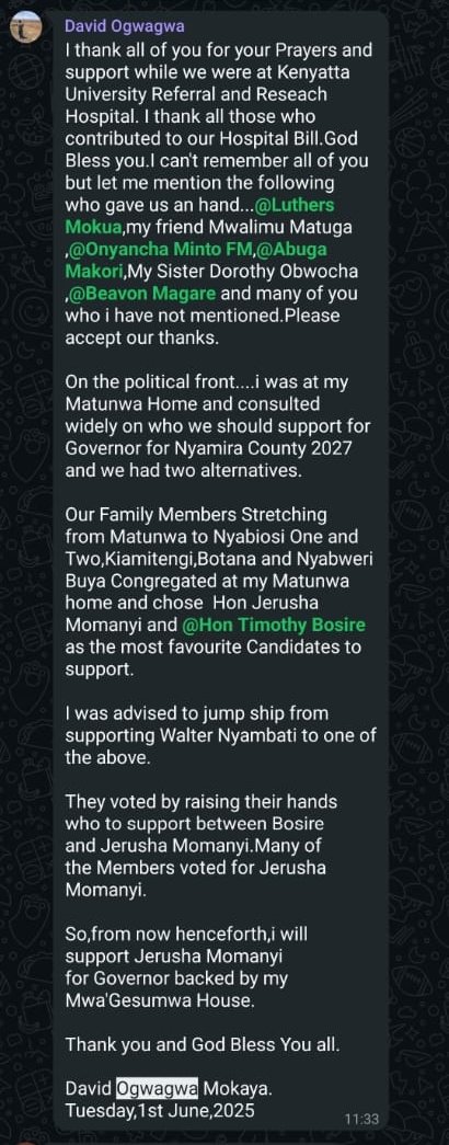 Abuga Makori EGH, MBE tweet media