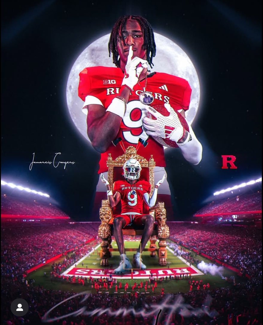 _JayConyers12's tweet image. I would like to thank everyone who recruited and believed in me I appreciate all the love but I will be a scarlet knight!! Let’s get to work.🔴⚪️@RFootball @GregSchiano @coachdavidrowe @CoachMurph_9
F.T.C
F.A.M.I.L.Y🔴