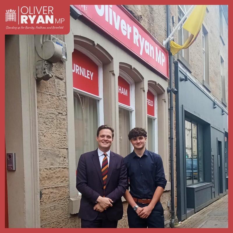 MattCainWriter's tweet image. The lovely MP @OliverRyanUK very generously gave my nephew Freddy a week’s work experience - and he’s written this article about it for the @BurnleyExpress! Please read it - I’m so proud! 

burnleyexpress.net/news/opinion/r…