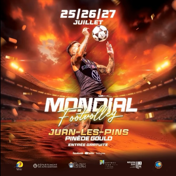 [FOOT VOLLEY] Retour du Mondial en Méditerranée !

🌞 Du 25 au 27 juillet, le Mondial #footvolley revient en <a href="/lmedfoot/">Ligue Méditerranée</a>, à la Pinède Gould de #juanlespins (06) !

💥 Les 16 meilleures équipes mondiales s’affronteront pour décrocher le titre de Championne du Monde !

#lmedfoot