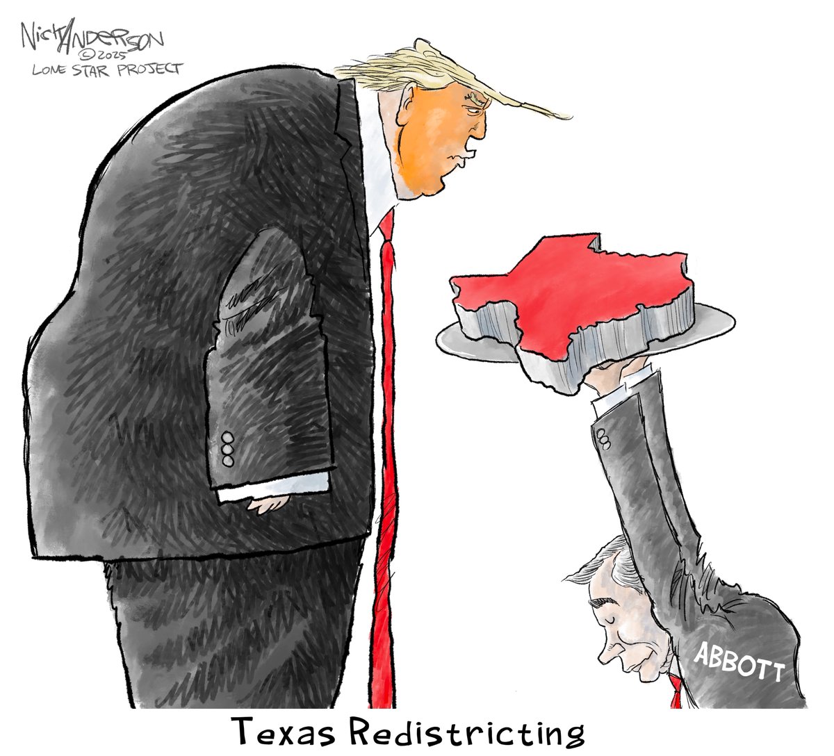 lsptex's tweet image. Today's PoliClips - Abbott Rolls Over for Trump, TX Dems Ready to Fight, DOJ-Maxwell Meeting - mailchi.mp/lonestarprojec…