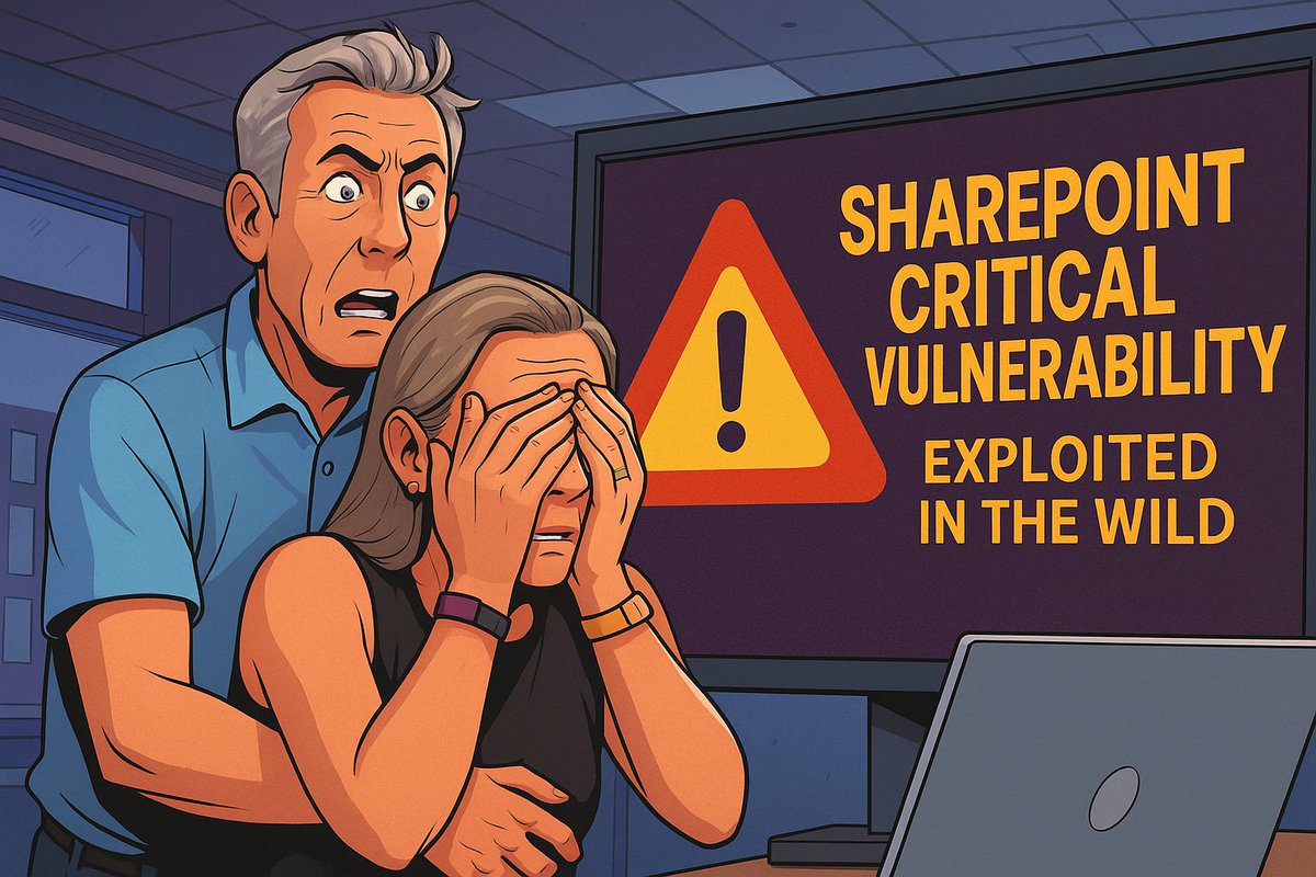 MME_IT's tweet photo. Critical #SharePoint 0-day being mass-exploited!
It all makes sense now... 😝

Fear #spinstall0aspx

🔗 https://t.co/BjArZQyarR https://t.co/QkAzKCDN4I
