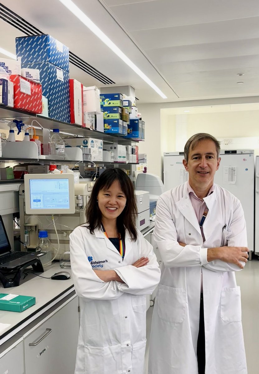 Tofaris Lab (@tofarislab) on Twitter photo We are excited to welcome <a href="/PD_Mito/">Chun Chen</a>, an <a href="/alzheimerssoc/">Alzheimer's Society</a> funded fellow from <a href="/UniofNewcastle/">Newcastle University</a>.
"I’m thrilled to be here to learn how to establish α-synuclein iPSC models-a key part of my fellowship exploring how age-related mitochondrial decline links to synuclein aggregation". We are excited to welcome <a href="/PD_Mito/">Chun Chen</a>, an <a href="/alzheimerssoc/">Alzheimer's Society</a> funded fellow from <a href="/UniofNewcastle/">Newcastle University</a>.
"I’m thrilled to be here to learn how to establish α-synuclein iPSC models-a key part of my fellowship exploring how age-related mitochondrial decline links to synuclein aggregation".