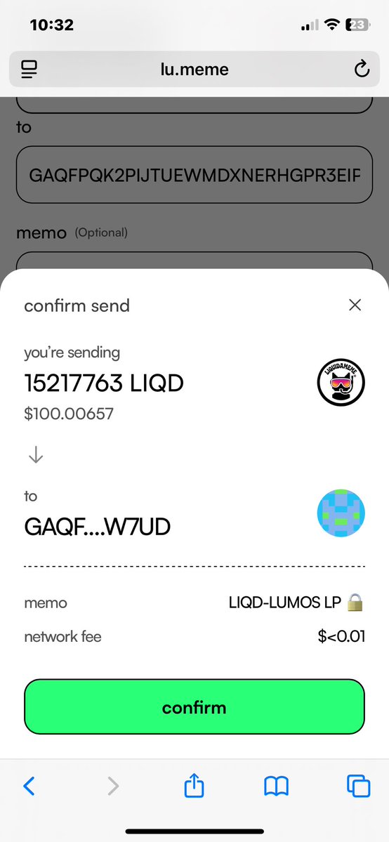 LIQUIDAMEME's tweet image. SECURE UR $LIQD FUTURE! 🌟 
Our locked liquidity on d XLM network is rock-solid proof of our commitment 2 building a lasting memecoin. &apos;Commitment is staying true when it’s toughest&apos;—a promise we live by. 💪 With $100 LIQD locked, we’re here 4 d long haul. Join the XLM journey!🌌