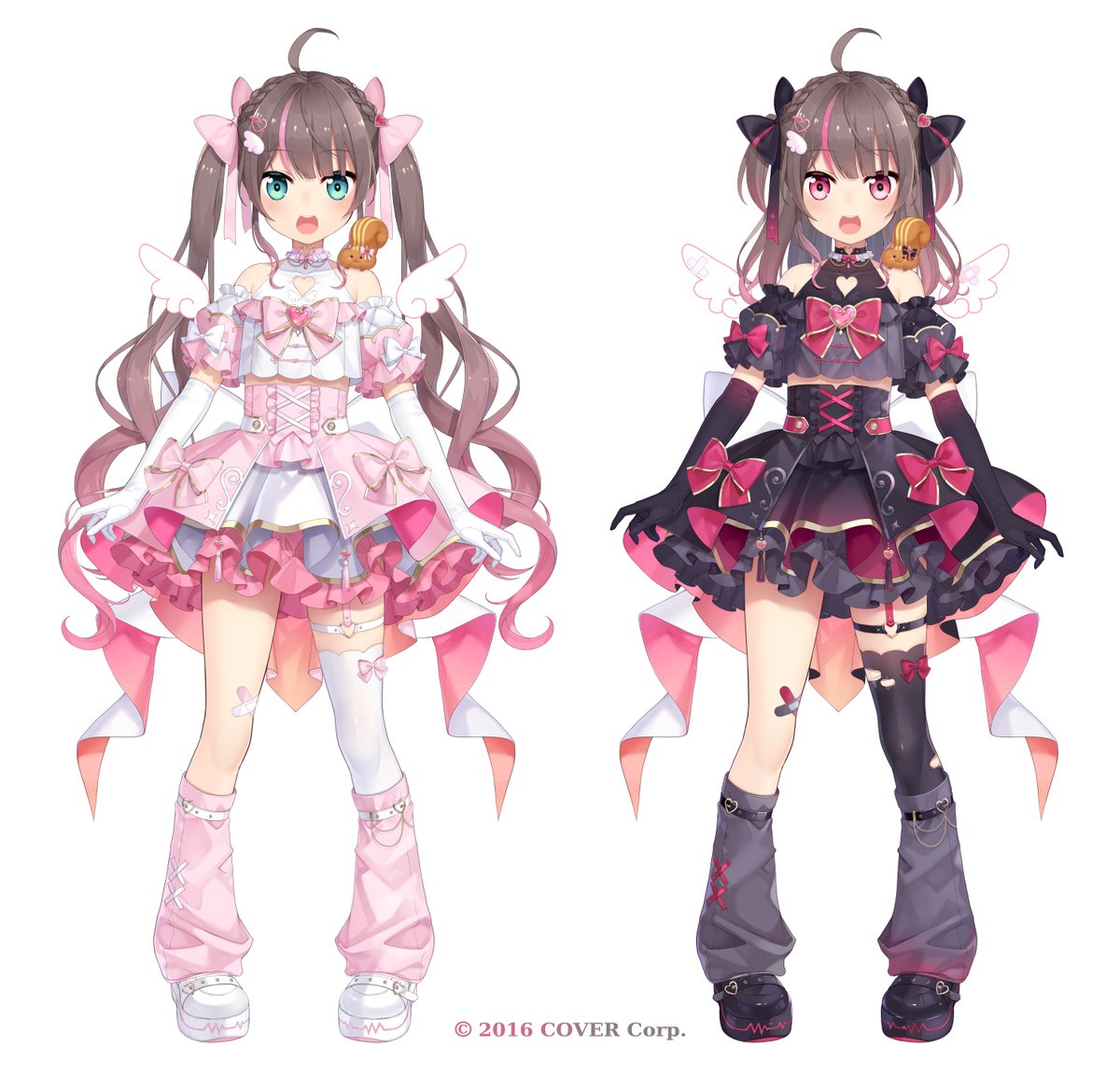 shior2's tweet image. ホロライブ所属、夏色まつりさんの魔法少女衣装を
お仕立てさせて頂きました⸝✩︎⡱
闇落ち差分もあります!よろしくお願いします🩷🖤
🎀お披露目会場:youtube.com/live/IwfQQqXQ-…