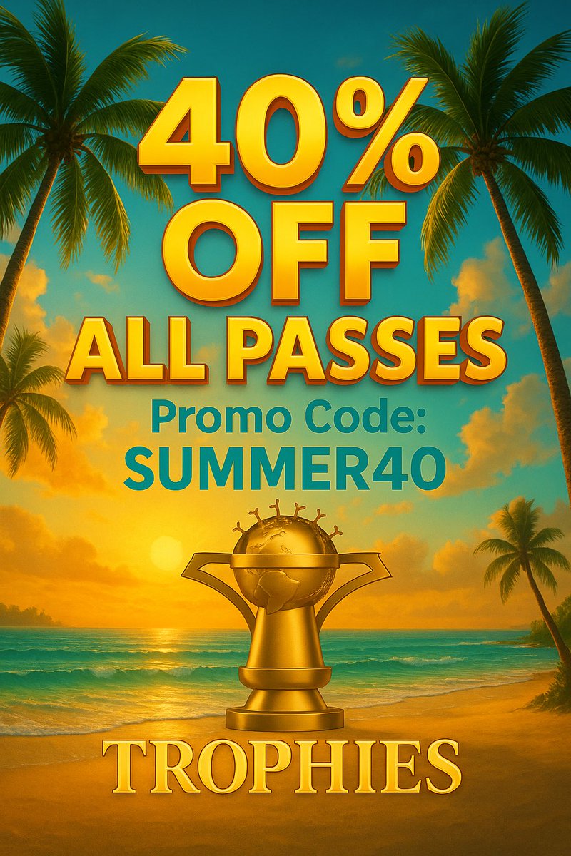 TheCoachesDesk's tweet image. At the beach all week in Florida, so you FL folks come get these Hard Rock bets 😎
Limited time 40% OFF promo for all ALL Passes when you sign up. Use promo code & link below to sign up today ⬇️
🖥️ 40% OFF Promo Code: SUMMER40
🔗 Sign up here today: tinyurl.com/2ad3m9se