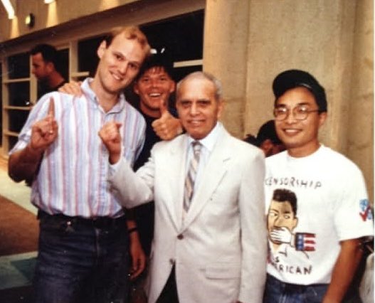 robertliefeld's tweet image. Jack Kirby told us “Keep Fighting!” That’s literally what he said to us in these photos. I would later have several visits with Jack & Roz, one time we took a car load of guys from Extreme to his house for an extended visit. He told the best stories. It was always just Jack &…