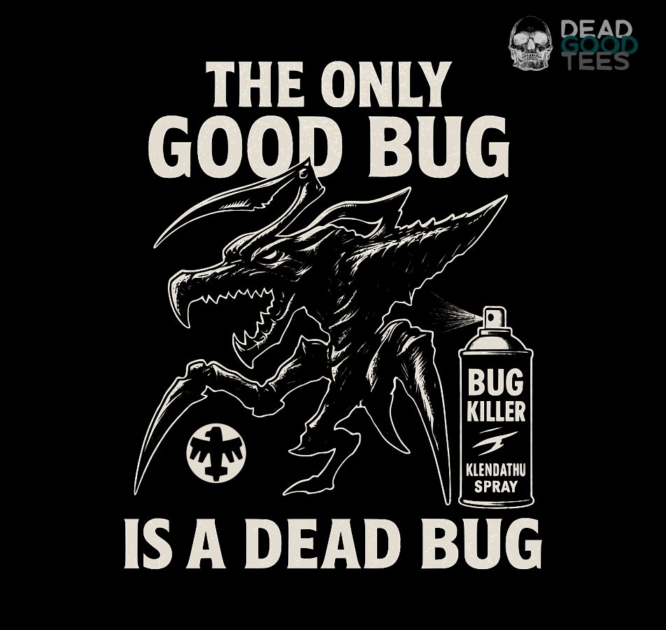 deadgoodtees's tweet image. Come on you apes, you wanna live forever?
deadgoodtees.co.uk/product/bug-ki…
#StarshipTroopers #OnlyGoodBugIsADeadBug #JoinTheMobileInfantry #WouldYouLikeToKnowMore #RicosRoughnecks #Klendathu #SciFiClassic #BugHunt #90sSciFi #FederationForever #ServiceGuaranteesCitizenship…