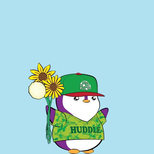 MoonFue1's tweet image. Happy 4th birthday @pudgypenguins 

Have some flowers on me